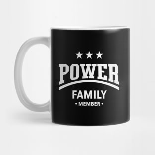 Power Family Member (Family / White) Mug